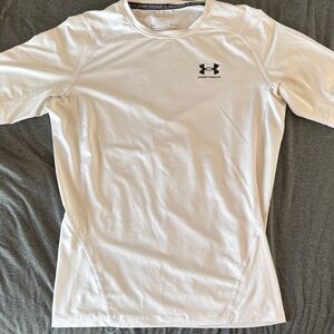 Under Armour Men's White Compression Tee